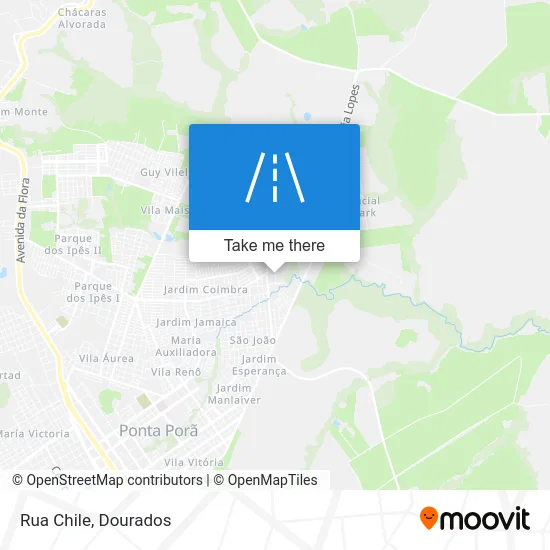 Rua Chile map