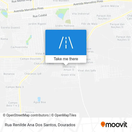 Rua Renilde Ana Dos Santos map