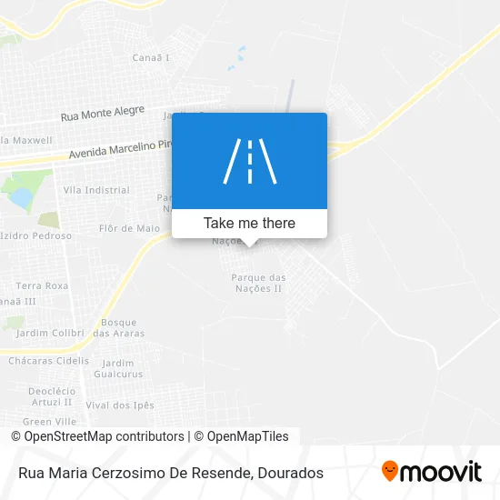 Rua Maria Cerzosimo De Resende map