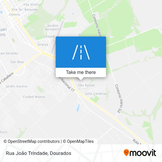 Rua João Trindade map
