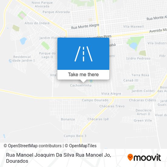 Rua Manoel Joaquim Da Silva Rua Manoel Jo map