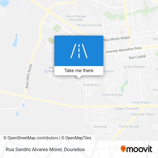 Rua Sandro Alvares Morel map