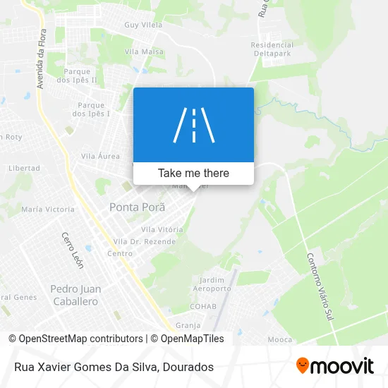 Rua Xavier Gomes Da Silva map