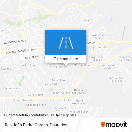 Rua João Pedro Gordim map