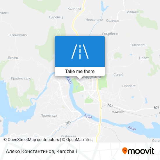 Карта Алеко Константинов