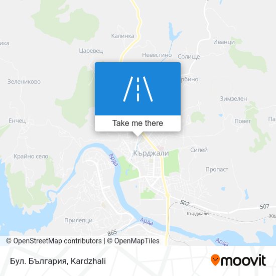 Бул. България map