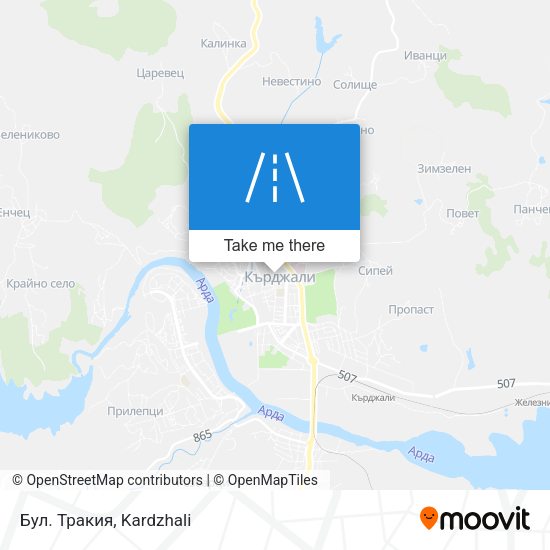 Бул. Тракия map