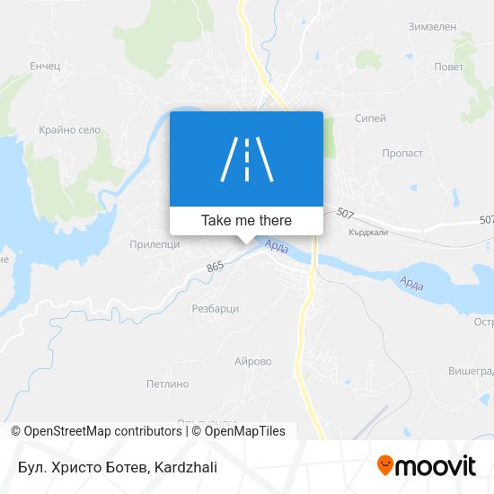 Бул. Христо Ботев map