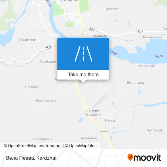 Карта Вела Пеева