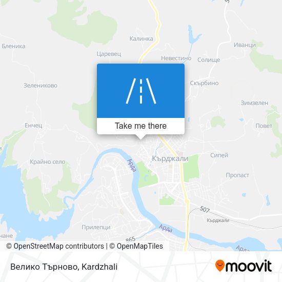 Карта Велико Търново