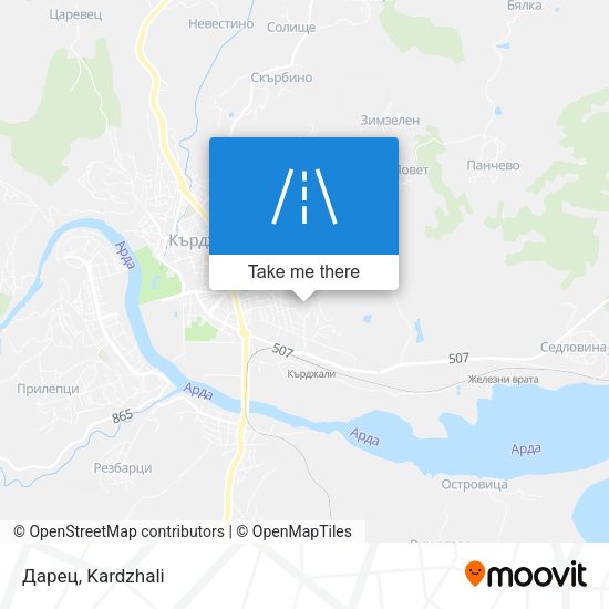 Карта Дарец