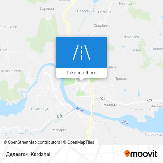 Карта Дедеагач