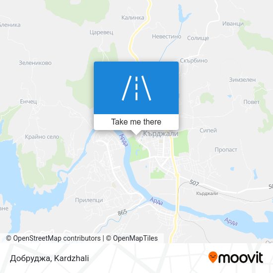 Добруджа map