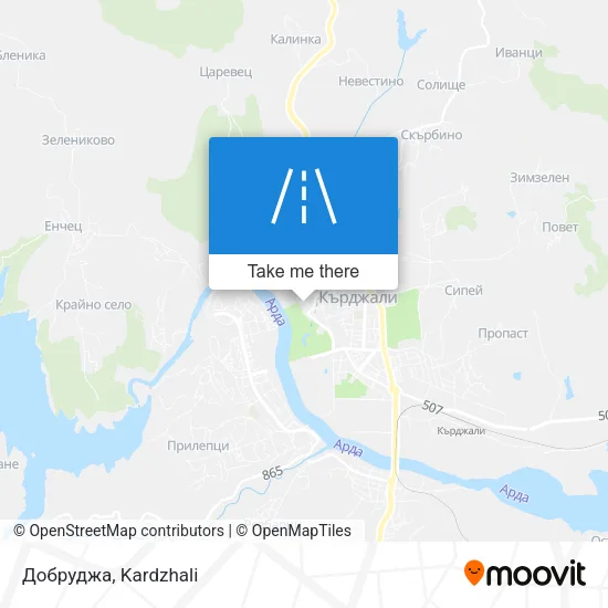 Карта Добруджа