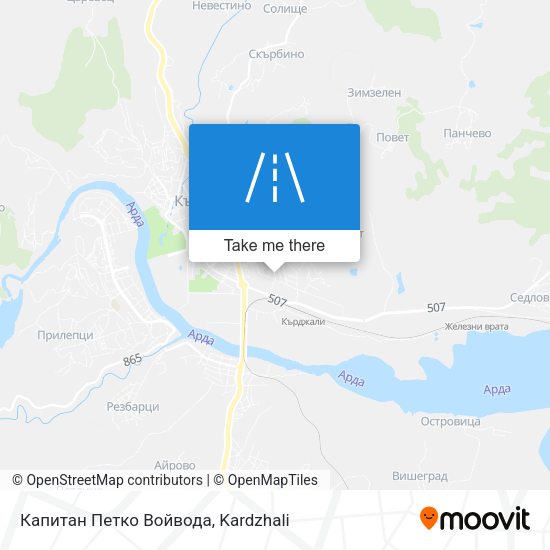 Капитан Петко Войвода map