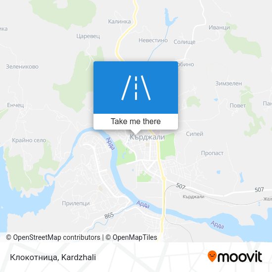 Клокотница map