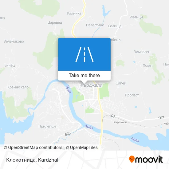 Клокотница map