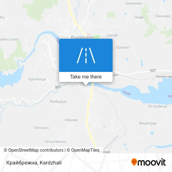 Карта Крайбрежна