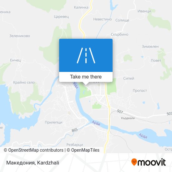Македония map