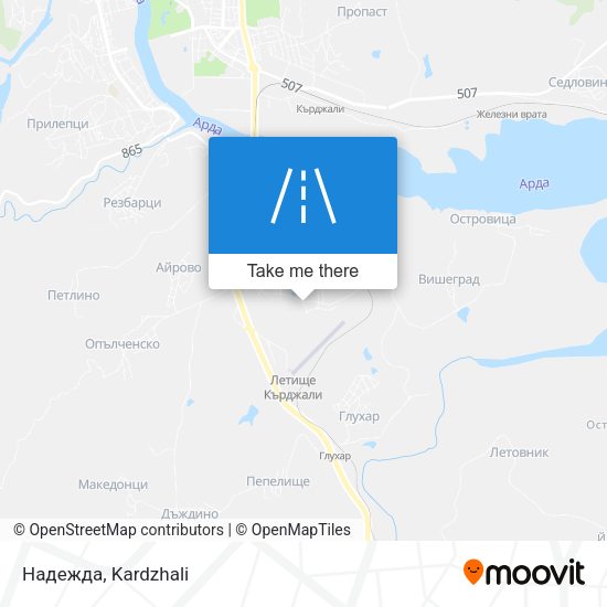Надежда map