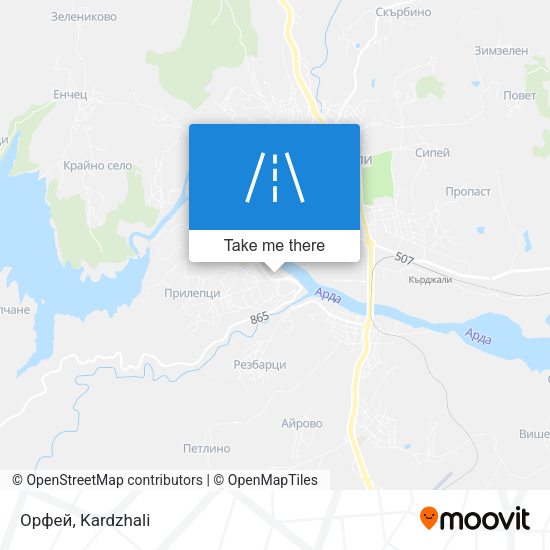Карта Орфей