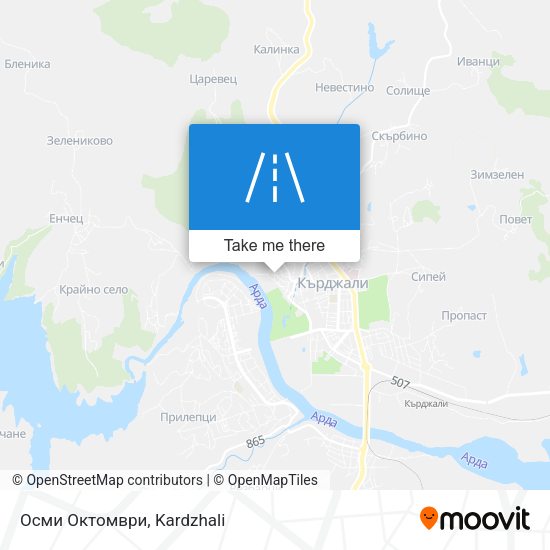 Осми Октомври map
