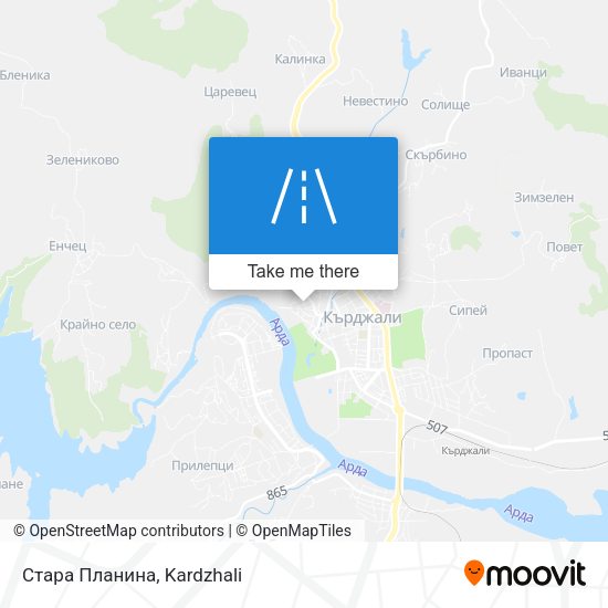 Стара Планина map