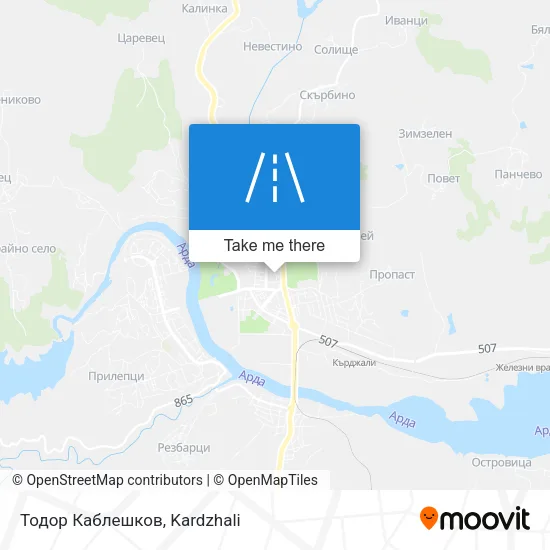 Карта Тодор Каблешков