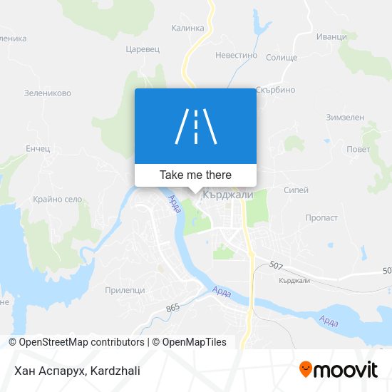 Хан Аспарух map