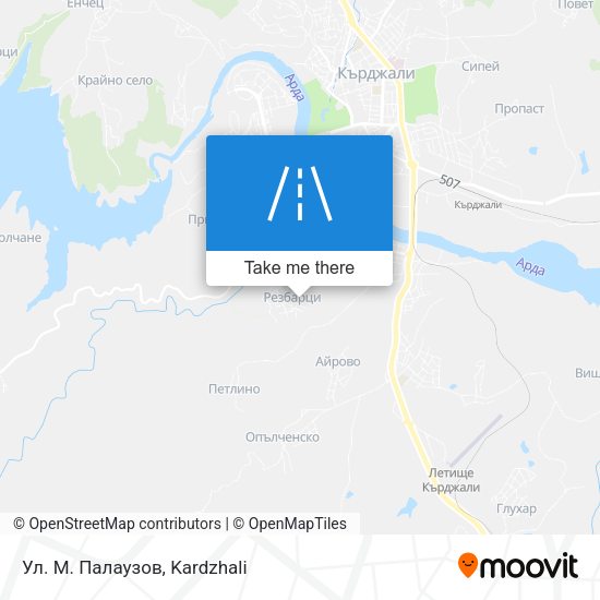 Ул. М. Палаузов map