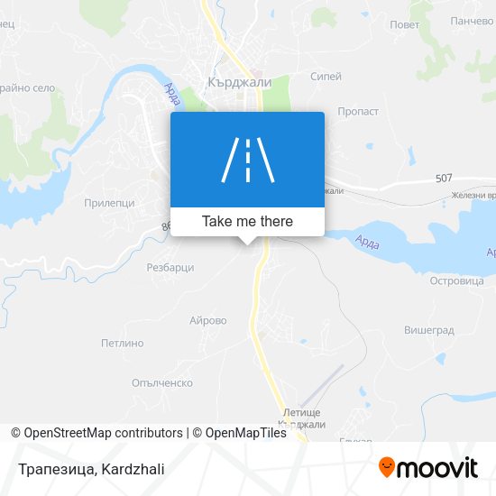 Карта Трапезица