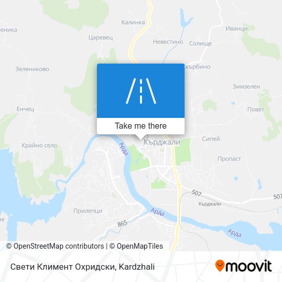 Свети Климент Охридски map