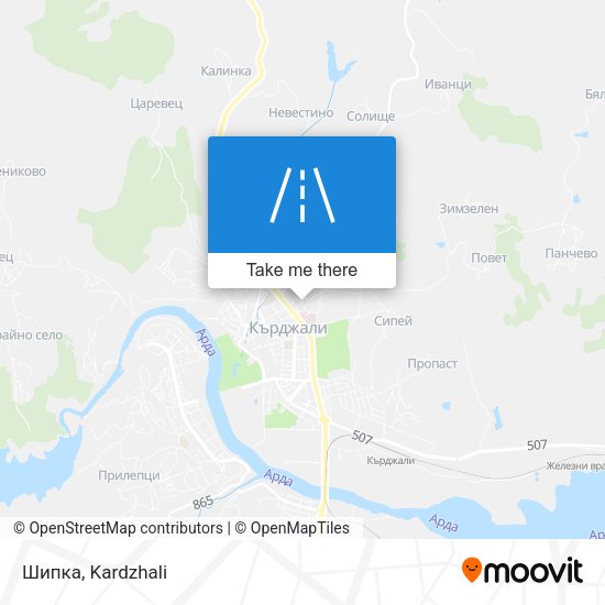 Карта Шипка