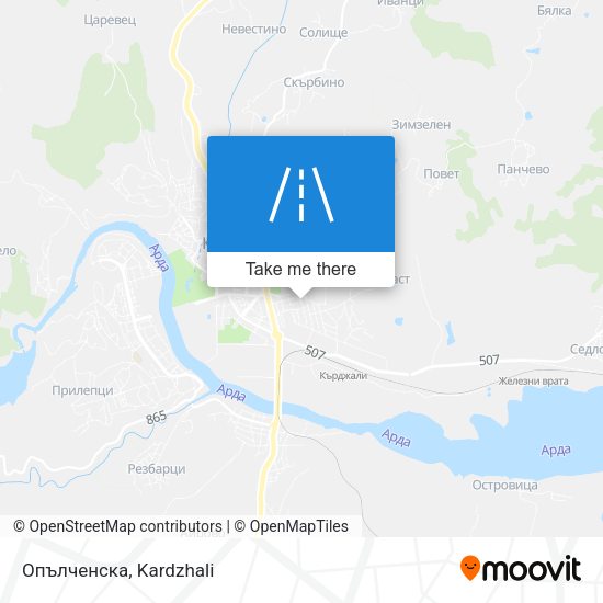 Карта Опълченска