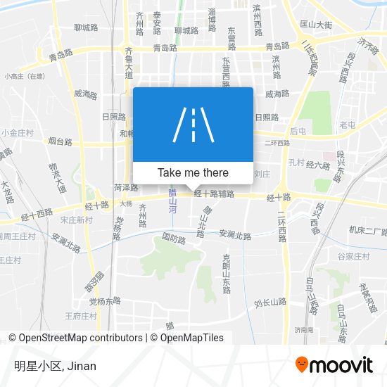 明星小区 map