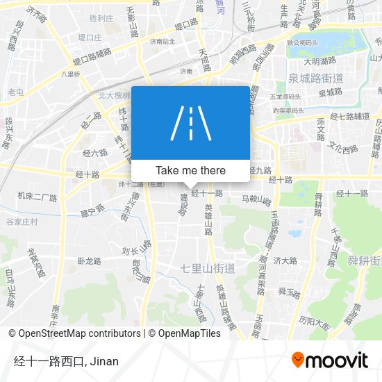 经十一路西口 map