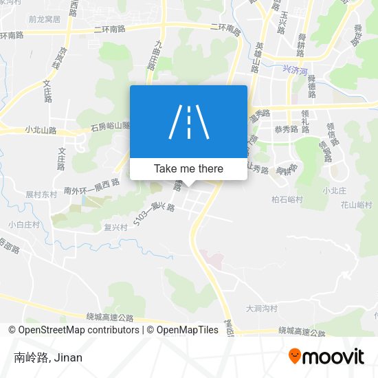 南岭路 map