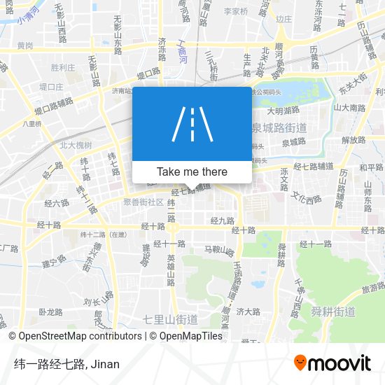 纬一路经七路 map