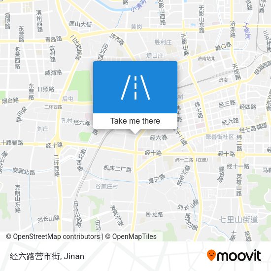 经六路营市街 map