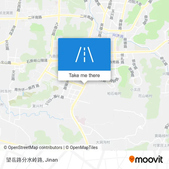 望岳路分水岭路 map