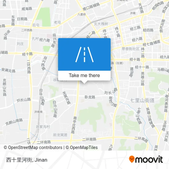 西十里河街 map