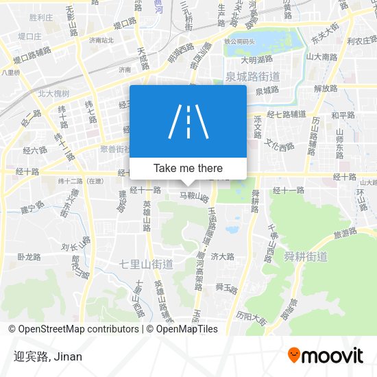 迎宾路 map