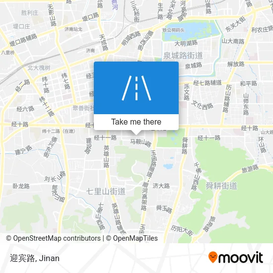 迎宾路 map