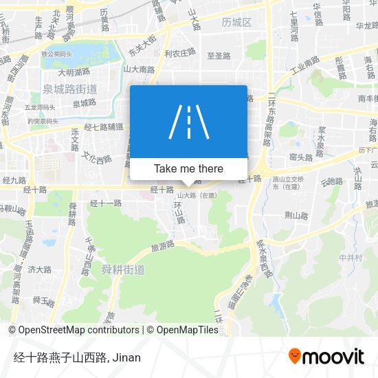 经十路燕子山西路 map