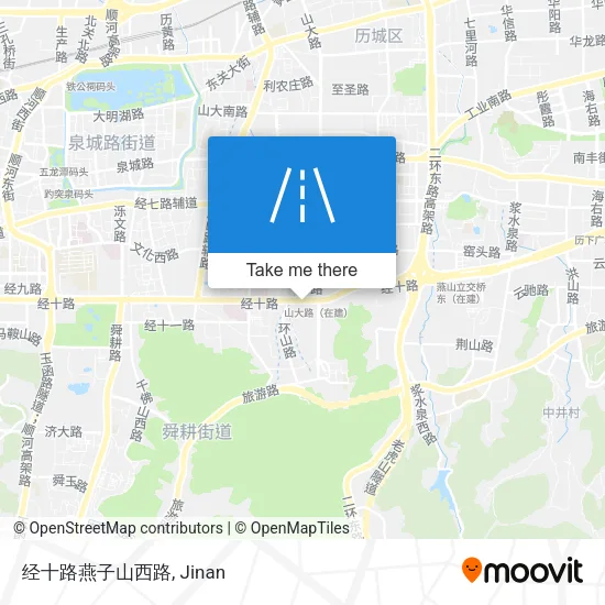 经十路燕子山西路 map