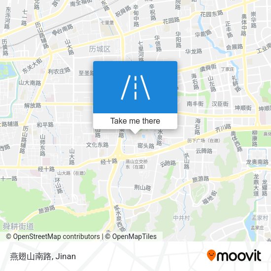 燕翅山南路 map