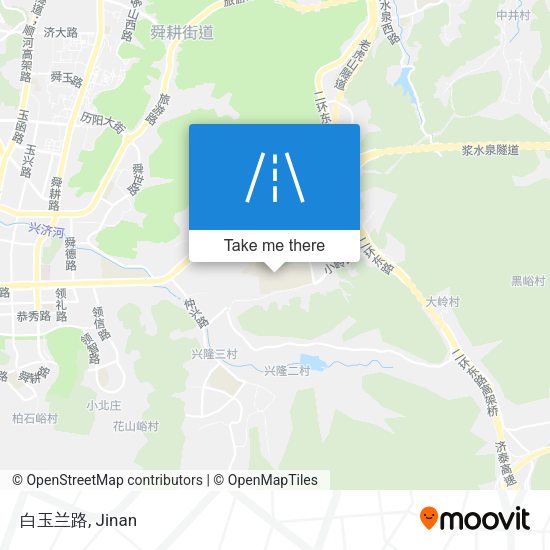 白玉兰路 map