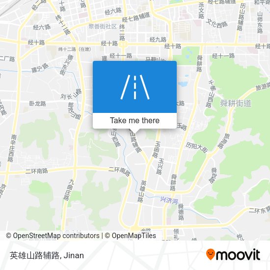 英雄山路辅路 map
