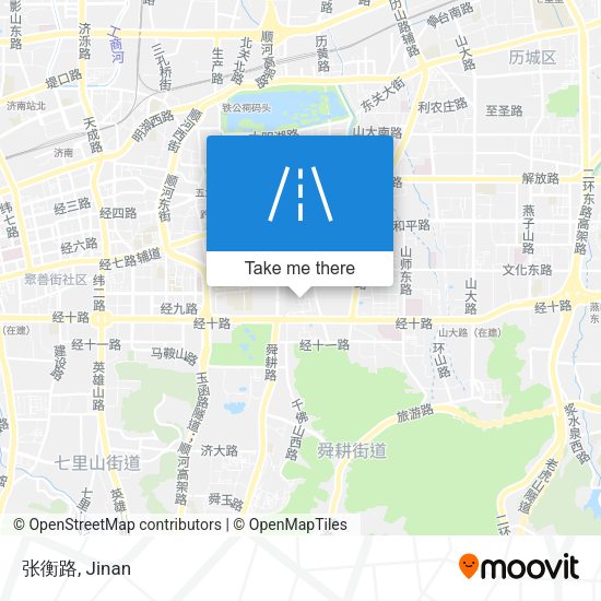 张衡路 map
