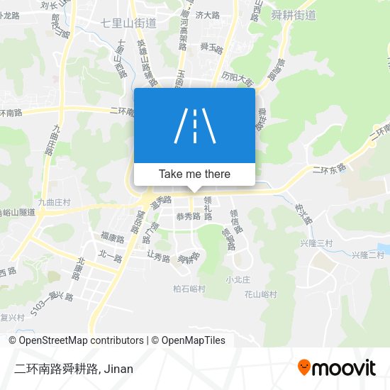 二环南路舜耕路 map